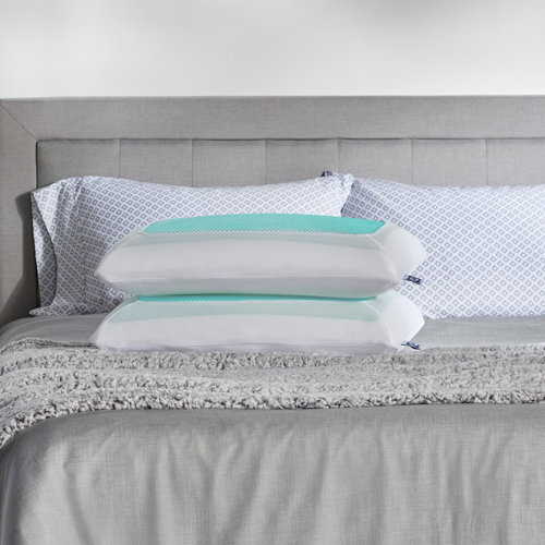 Sealy Essentials Cooling Gel Memory Foam Pillow, 2 Pack & Reviews Wayfair